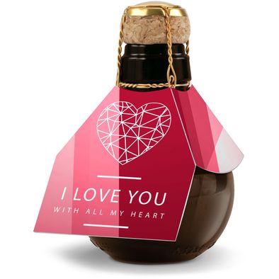 Kleinste Sektflasche der Welt I love u, 125 ml