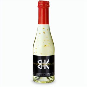 Sekt Cuvée - Flasche klar - Kapselfarbe Weiß, 0,75 l