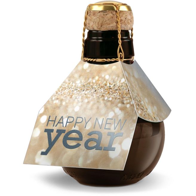 Produktabbildung Kleinste Sektflasche der Welt Happy New Year, 125 ml Kleinste Sektflasche der Welt Happy New Year, 125 ml