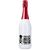 Sekt Cuvée - Flasche weiß-lackiert - Kapsel rot, 0,75 l