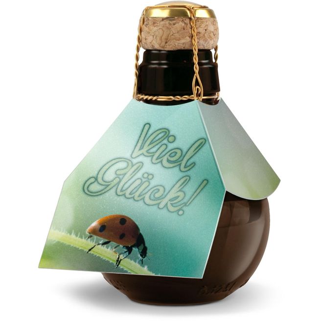 Produktabbildung Kleinste Sektflasche der Welt Viel Glück, 125 ml Kleinste Sektflasche der Welt Viel Glück, 125 ml