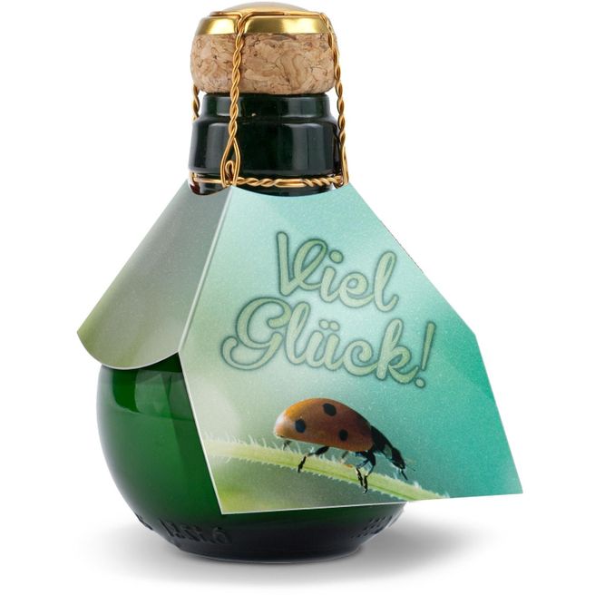 Kleinste Sektflasche der Welt Viel Glück, 125 ml