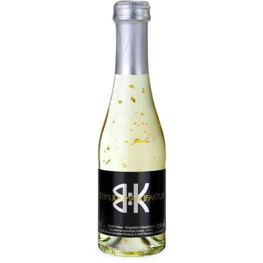 Produktabbildung Piccolo Golden Flakes - Fl. klar - Kapsel silber, 0,2 l Piccolo Golden Flakes - Fl. klar - Kapsel silber, 0,2 l (Bild 1)