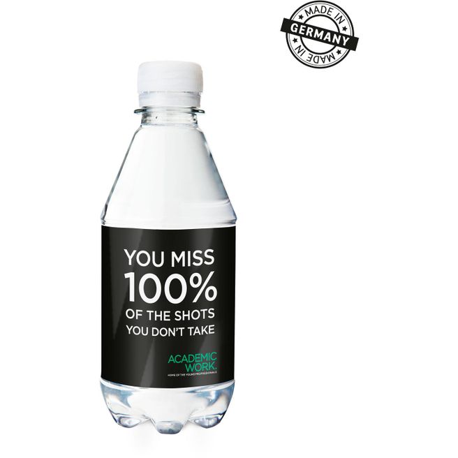330 ml PromoWater - Mineralwasser, still - Folien-Etikett
