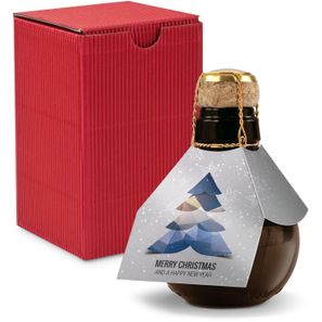 Origineller Sekt Merry Christmas - Karton Rot, 125 ml