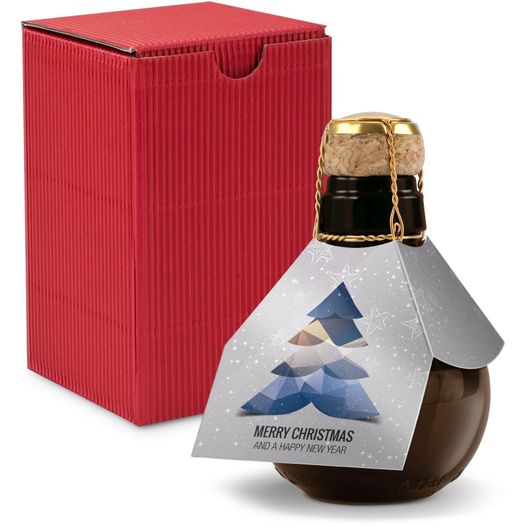 Origineller Sekt Merry Christmas - Karton Rot, 125 ml (Bild 1)