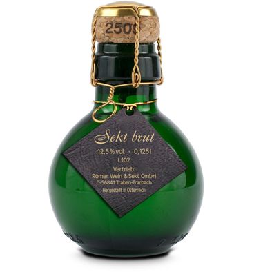 Kleinste Sektflasche der Welt Fröhliche Weihnachten