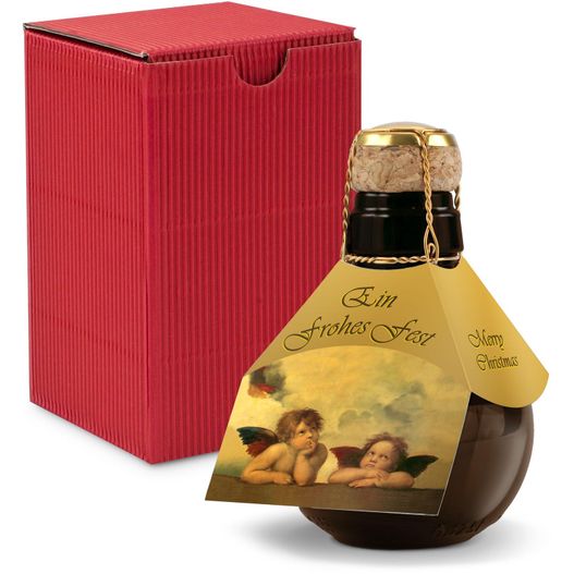 Origineller Sekt Raffael - Karton Rot, 125 ml (Bild 1)