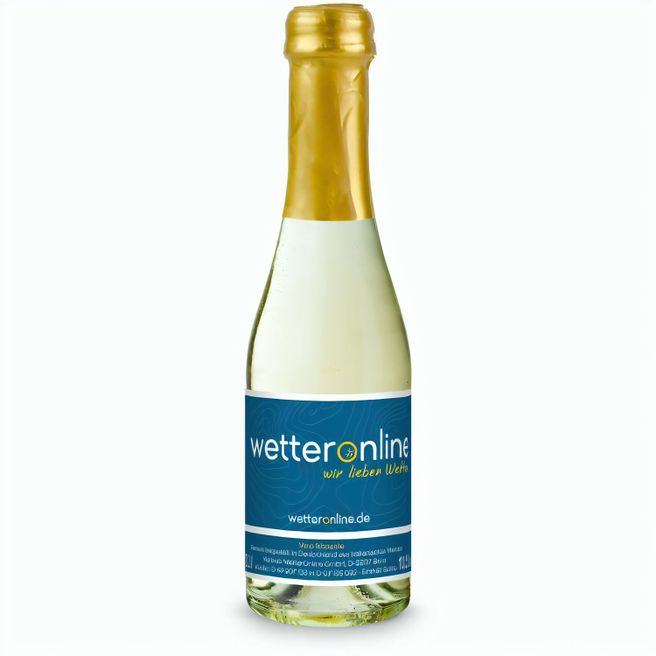 Secco ZERO, alkoholfrei - Flasche klar - Kapsel gold, 0,2 l