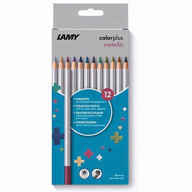 LAMY Farbstift colorplus metallic 12er Faltschachtel