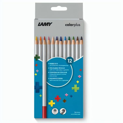 Produktabbildung LAMY Farbstift colorplus 12er Faltschachtel LAMY Farbstift colorplus 12er Faltschachtel (Bild 1)
