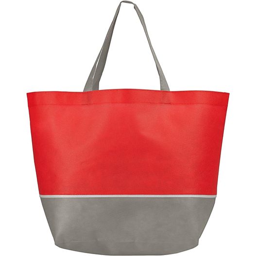 London - Shopping-Tragetasche mit grauer Zierleiste (Bild 1)