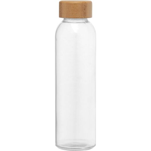 Produktabbildung Alpine - 500 ml Glasflasche mit Bambus-Deckel Alpine - 500 ml Glasflasche mit Bambus-Deckel (Bild 1)