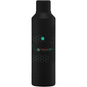 Olympus - 500 ml Edelstahlflasche - Kupferbeschichtet & Doppelwandig mit Drehverschluss