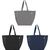 Toronto Chevron Tragetasche aus recycelter Baumwolle - 225 gsm (Bild 2)