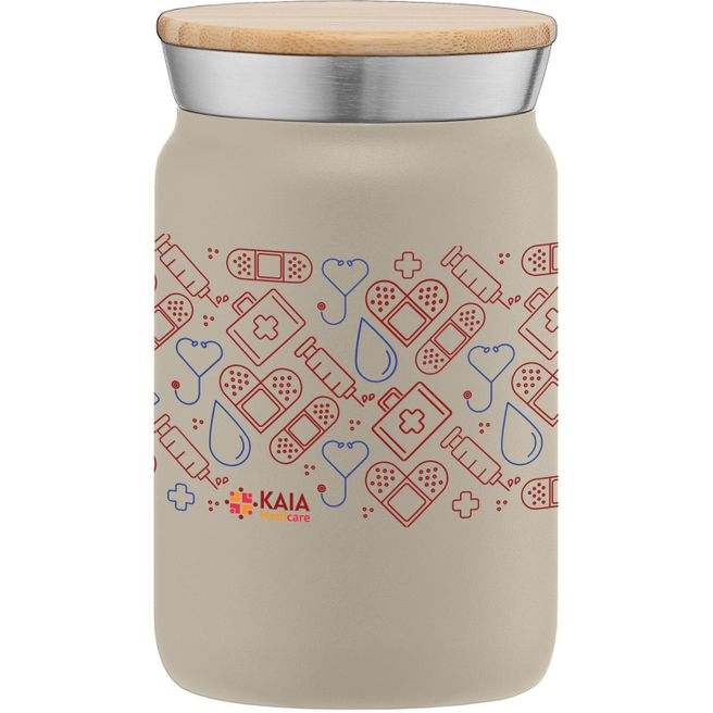 Produktabbildung Nordic - 265 ml Edelstahlbecher - Kupferbeschichtet & Doppelwandig mit Bambus-Deckel Nordic - 265 ml Edelstahlbecher - Kupferbeschichtet & Doppelwandig mit Bambus-Deckel
