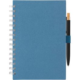 Produktabbildung Terra Spiralnotizbuch aus recyceltem Milchkarton - A5 & Reborn Kugelschreiber - Set Terra Spiralnotizbuch aus recyceltem Milchkarton - A5 & Reborn Kugelschreiber - Set