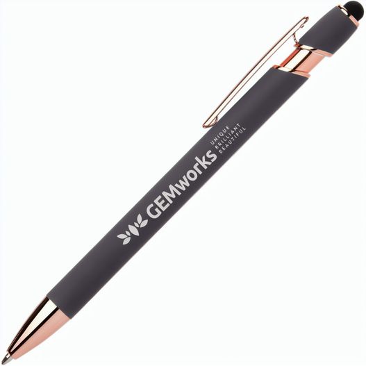 Prince Softy Roségold Gelschreiber - m/Stylus (Bild 1)