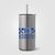 Borealis  Recycling-Edelstahlbecher mit Trinkhalm - 475 ml (Bild 4)