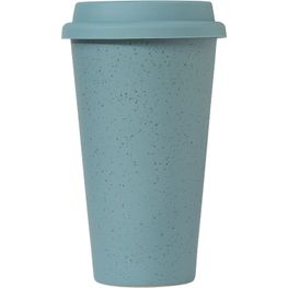 Produktabbildung Equator - 265 ml Keramikbecher mit Silikon-Deckel - Doppelwandig Equator - 265 ml Keramikbecher mit Silikon-Deckel - Doppelwandig