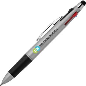 Quattro Softy Metallic Multi-Tinten Kugelschreiber - m/Stylus