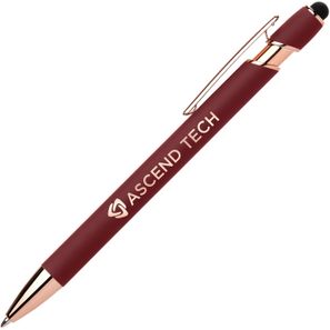Prince Softy Roségold Executive Kugelschreiber - m/Stylus