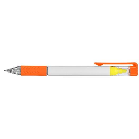 Produktabbildung Bergman Kugelschreiber mit Textmarker & farbigem Griff Bergman Kugelschreiber mit Textmarker & farbigem Griff (Bild 1)