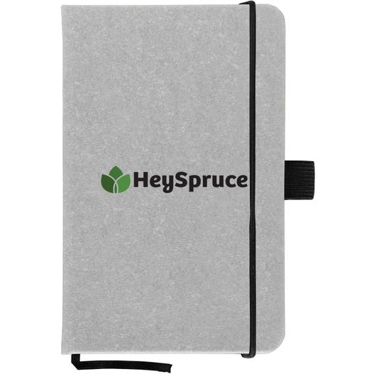 Carson 130 x 80 mm Notizbuch aus recyceltem PU-Leder (Bild 1)