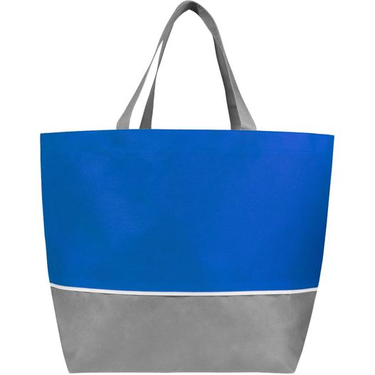 London - Shopping-Tragetasche mit grauer Zierleiste (Bild 1)