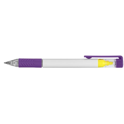 ‭Bergman Kugelschreiber mit Textmarker & farbigem Griff (Bild 1)