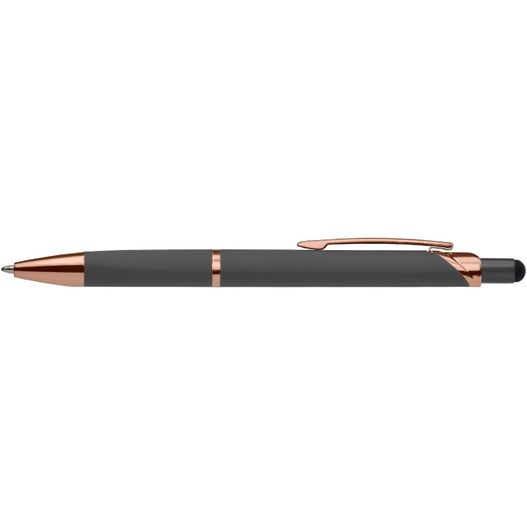 Produktabbildung Zenith Tri-Softy Roségold Kugelschreiber - m/Stylus Zenith Tri-Softy Roségold Kugelschreiber - m/Stylus (Bild 1)