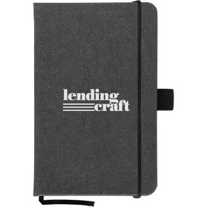 Carson 130 x 80 mm Notizbuch aus recyceltem PU-Leder