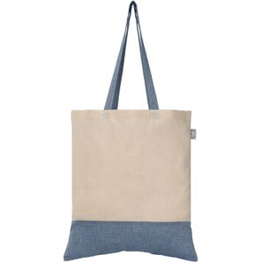 Quebec - Zweifarbige Tragetasche aus recycelter Baumwolle (140 g/m²)