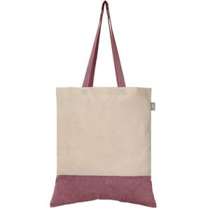 Quebec - Zweifarbige Tragetasche aus recycelter Baumwolle (140 g/m²)