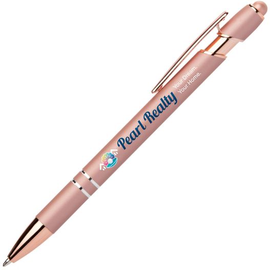 Prince Softy Roségold Metallic Kugelschreiber - m/Stylus (Bild 1)