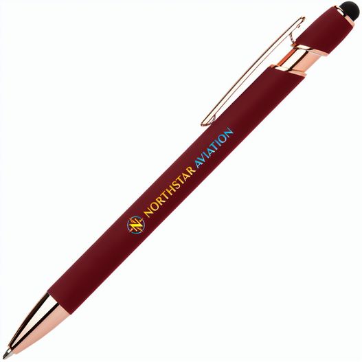 Prince Softy Roségold Gelschreiber - m/Stylus (Bild 1)