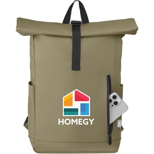 Produktabbildung Malmö - Rolltop-Rucksack aus Recyclingmaterial - Wasserdicht Malmö - Rolltop-Rucksack aus Recyclingmaterial - Wasserdicht (Bild 1)