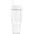 Polar Zweifarbiger Recycling-Glasbecher mit Trinkhalm - 1 L