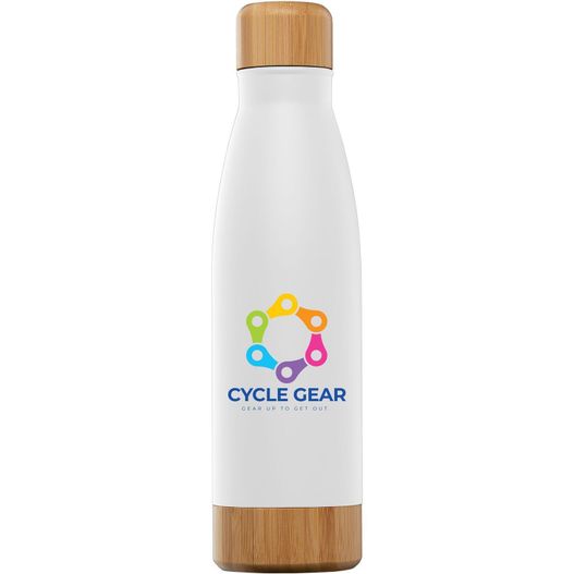Ibiza Bamboo - 650 ml Edelstahlflasche - Doppelwandig (Bild 1)