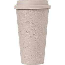 Produktabbildung Equator - 265 ml Keramikbecher mit Silikon-Deckel - Doppelwandig Equator - 265 ml Keramikbecher mit Silikon-Deckel - Doppelwandig