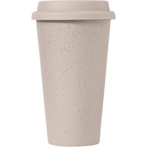 Equator - 265 ml Keramikbecher mit Silikon-Deckel - Doppelwandig