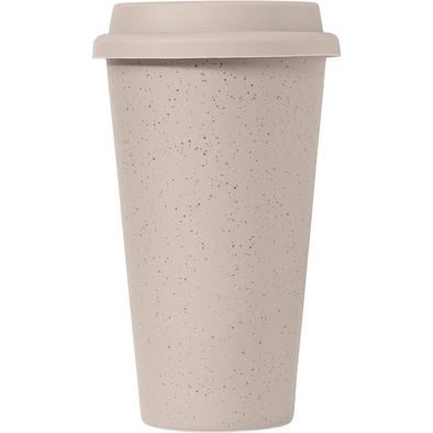 Produktabbildung Equator - 265 ml Keramikbecher mit Silikon-Deckel - Doppelwandig Equator - 265 ml Keramikbecher mit Silikon-Deckel - Doppelwandig