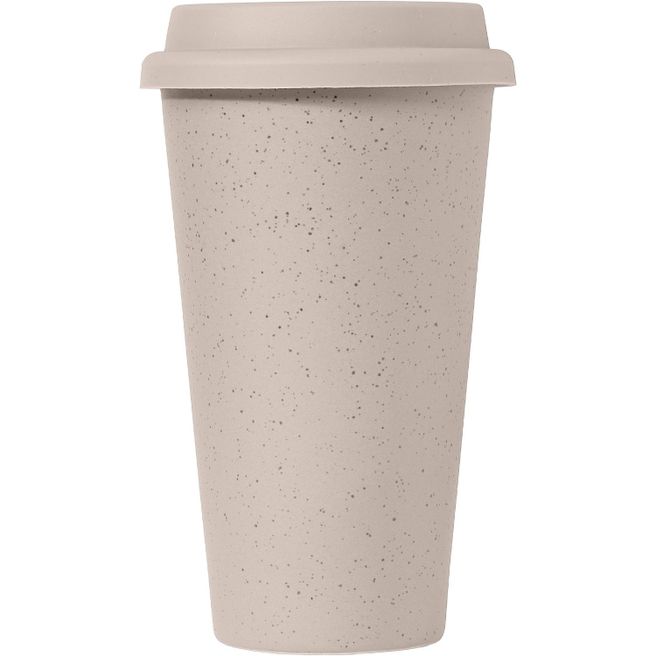 Produktabbildung Equator - 265 ml Keramikbecher mit Silikon-Deckel - Doppelwandig Equator - 265 ml Keramikbecher mit Silikon-Deckel - Doppelwandig