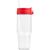 Polar Zweifarbiger Recycling-Glasbecher mit Trinkhalm - 1 L (Bild 1)