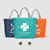 London rPET - Shopping-Tragetasche aus Recyceltem Vliesstoff (Bild 4)