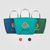 London rPET - Shopping-Tragetasche aus Recyceltem Vliesstoff (Bild 3)