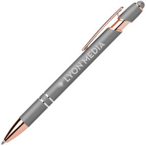 Prince Softy Roségold Metallic Kugelschreiber - m/Stylus