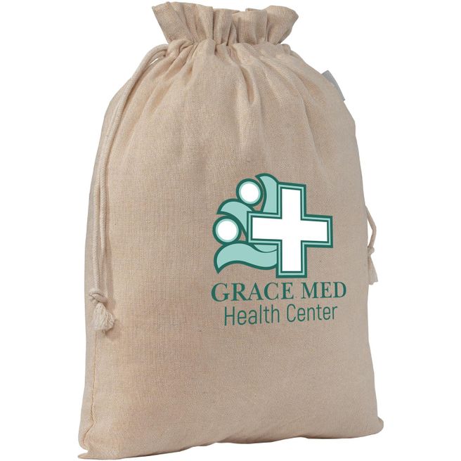 Geschenktasche Medium aus recycelter Baumwolle (110 g/m²)