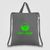 Palma - Rucksack & Tragetasche mit Kordelzug & 140g recycelter Baumwolle (Bild 4)