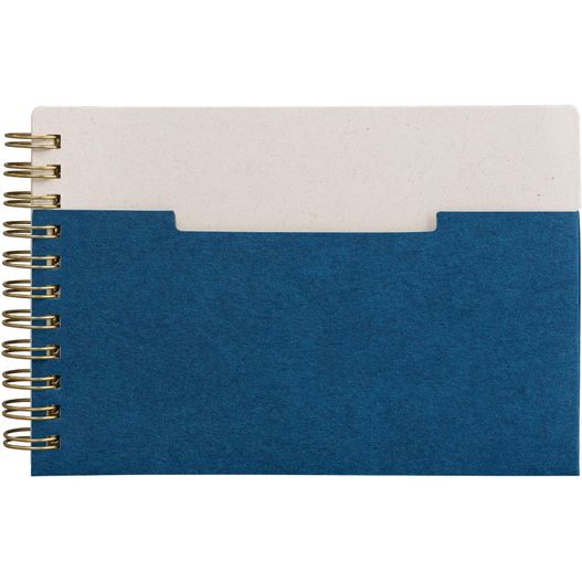 Lino Notizbuch mit Spiralbindung, horizontaler Tasche und FSC-Papier - A6 (Bild 1)